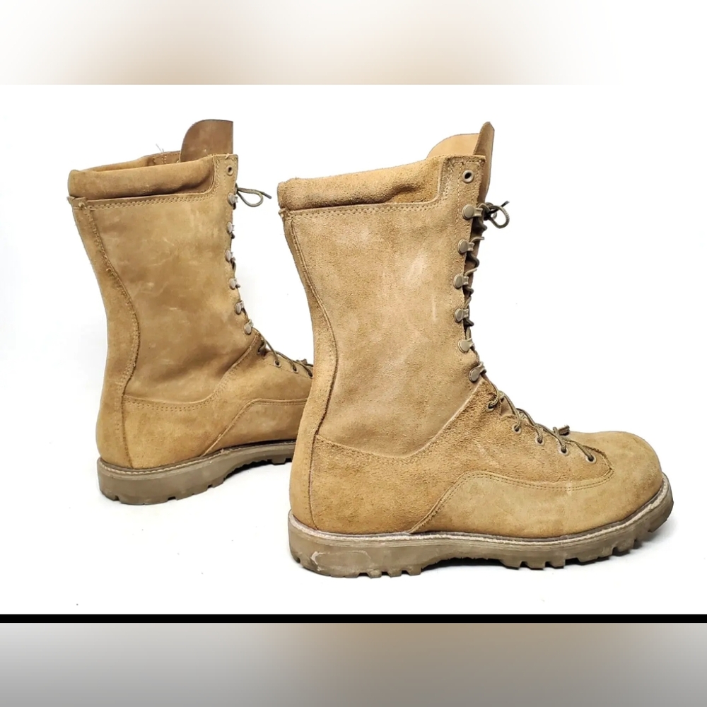 Vibram Men's Tan Combat Boots - Picture 6 of 10